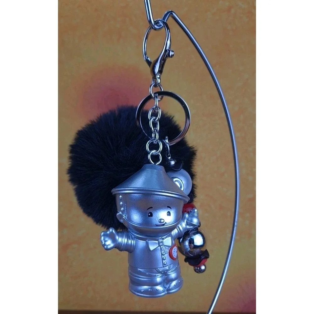 New Fisher Price Little People Wizard Of‎ Oz Tin Man Handmade Keychain Backpack